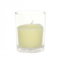 2 in. Ivory Round Glass Votive Candles (12-Box)