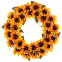30 in. Sunflower Wreath