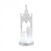 12 in. Crystalline Nativity Scene with Lights and Sound