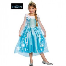 Girls Frozen Elsa Deluxe Costume