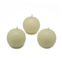 2 in. Ivory Ball Candles (12-Box)