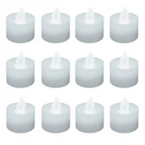 Bright White Non-flickering LED Tealights (Box of 12)