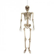 65 in. Plastic Hanging Skeleton