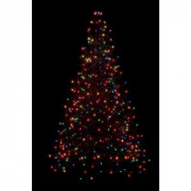 5 ft. Pre-Lit Incandescent Artificial Christmas Tree with 280 Multi-Color Lights
