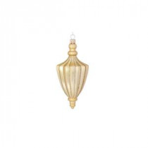 Modern Collection 5 in. Shatterproof Ribbed Finial Ornament (3-Pack)