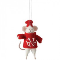 Charlemagne Festive Mouse Ornament