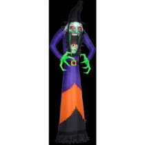 12 ft. Inflatable Photorealistic Green Witch