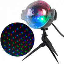 LED Projection Red Green Blue White SnowFlurry Spot Light