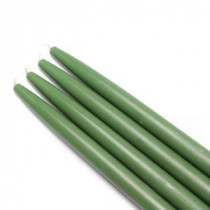10 in. Hunter Green Taper Candles (12-Set)