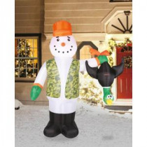 7 ft. Inflatable Hunting Snowman