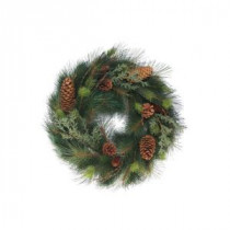 Sage & Co. Evergreen Collection 30 in. Pine, Fir, Juniper Artificial Christmas Wreath-XVC10541 206458653