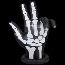 70.09 in. W x 30.32 in. D x 83.86 in. H Animated Inflatable Skeleton Hand