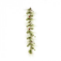 Evergreen Collection 72 in. Jingle Bell Pine Garland