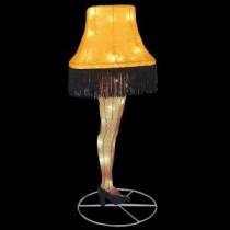 Christmas Story Tinsel Leg Lamp Yard Decor