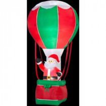 12 ft. H Inflatable Santa in Hot Air Balloon