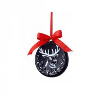 Classic Christmas Collection 5 in. Chalkboard Reindeer Ornament (12-Pack)