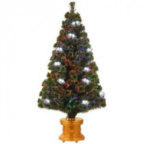 4 ft. Fiber Optic Double Bell Artificial Christmas Tree