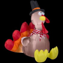 5 ft. H Inflatable Outdoor Turkey