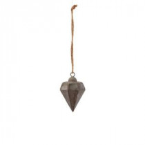 Fleur Collection 3 in. Tin Drop Ornament (12-Pack)
