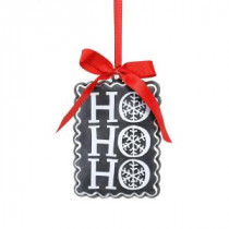 Classic Christmas Collection 5.5 in. Chalkboard HoHoHo Ornament (12-Pack)