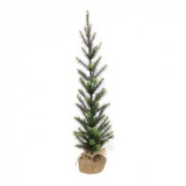 Evergreen Collection 4 ft. Indoor Unlit Artificial Slim Pine Tree