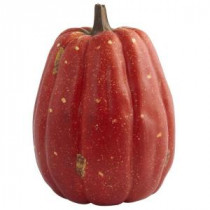 14 in. Harvest Tall Decorative Pumpkin