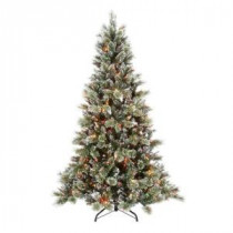 7.5 ft. Sparkling Pine Artificial Christmas Tree with 750 Multi-Color Lights