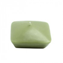 3 in. Sage Green Square Floating Candles (6-Box)
