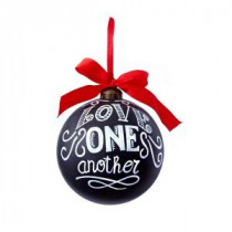 Classic Christmas Collection 5.25 in. Chalkboard Love One Ornament (6-Pack)