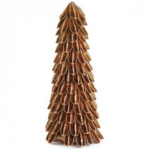 15 in. Tabletop Sisal Shell Cone Tree