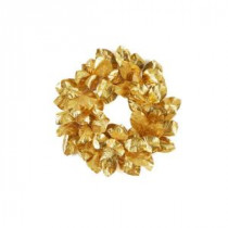 Southern Manor Collection 24 in. Gold Magnolia Leaf Artificial Christmas Wreath