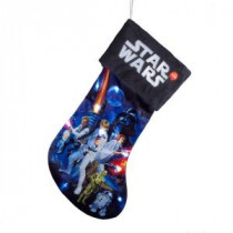 17 in. Battery-Operated Star Wars Light-Up Stocking