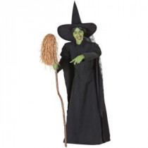 6ft. Animated Wicked Witch of the West with Broom