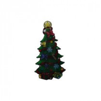 10 in. Christmas Tree Indoor Hanging Decor with 10 LED Lights