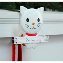 Cat Stocking Holder with Snowman Family Icon