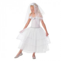 White Rose Bride Child&#39,s Medium Costume