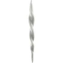 Snow Drift Collection 12 in. Glass Twist Icicle Ornament (12-Pack)