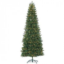 9 ft. Pre-Lit Natural Cut Slim Montgomery Pine Artificial Christmas Tree with Clear Lights
