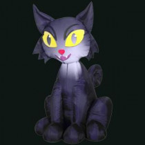 27.56 in. L x 23.62 in. W x 42.13 in. H Inflatable Outdoor Scary Cat