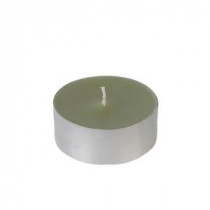 2.25 in. Sage Green Mega Oversized Tealights Candles (12-Box)