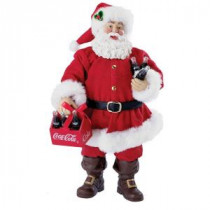 9 in. Coca Cola Santa with (6-Pack)