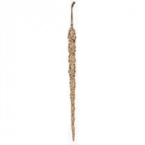 Urban Earth Collection 21.25 in. Glass Swirl Icicle Ornament (4-Pack)