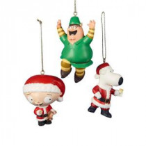 2.5 in. to 3.5 in. Family Guy Ornaments Set (3-Piece)