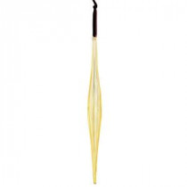 Textures and Patterns Collection 14.5 in. Glass Ribbed Icicle Ornament (6-Pack)