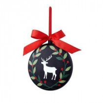 Classic Christmas Collection 5.5 in. Chalkboard Standing Deer Ornament (12-Pack)