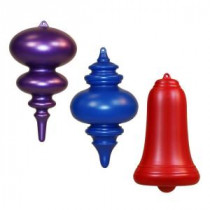 18 in. Oversized Finial Ornaments (Set of 3)