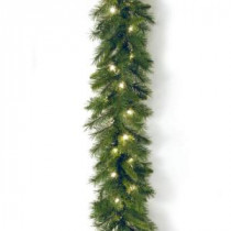 Winchester Pine 9 ft. Garland with Clear Lights
