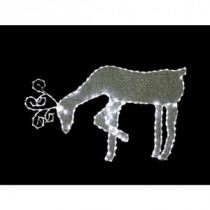 21 in. Grazing Reindeer with 144 LED Lights Decoration