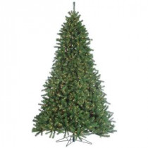 9 ft. Pre-Lit Grand Canyon Spruce Artificial Christmas Tree with Clear Lights