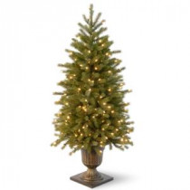 4 ft. Jersey Fraser Fir Entrance Artificial Christmas Tree with Clear Lights